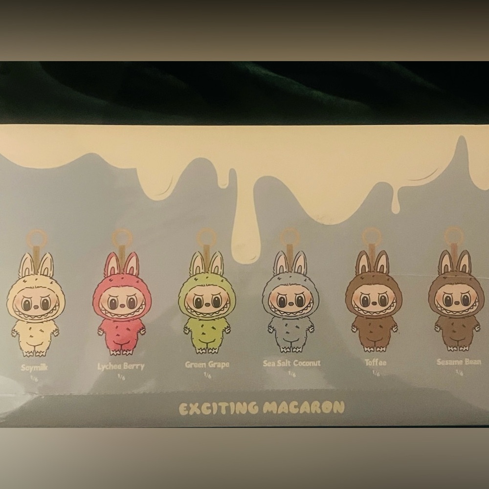 LABUBU THE MONSTERS - Exciting Macaron Vinyl Face Blind Box Full Set - Picture 2 of 5